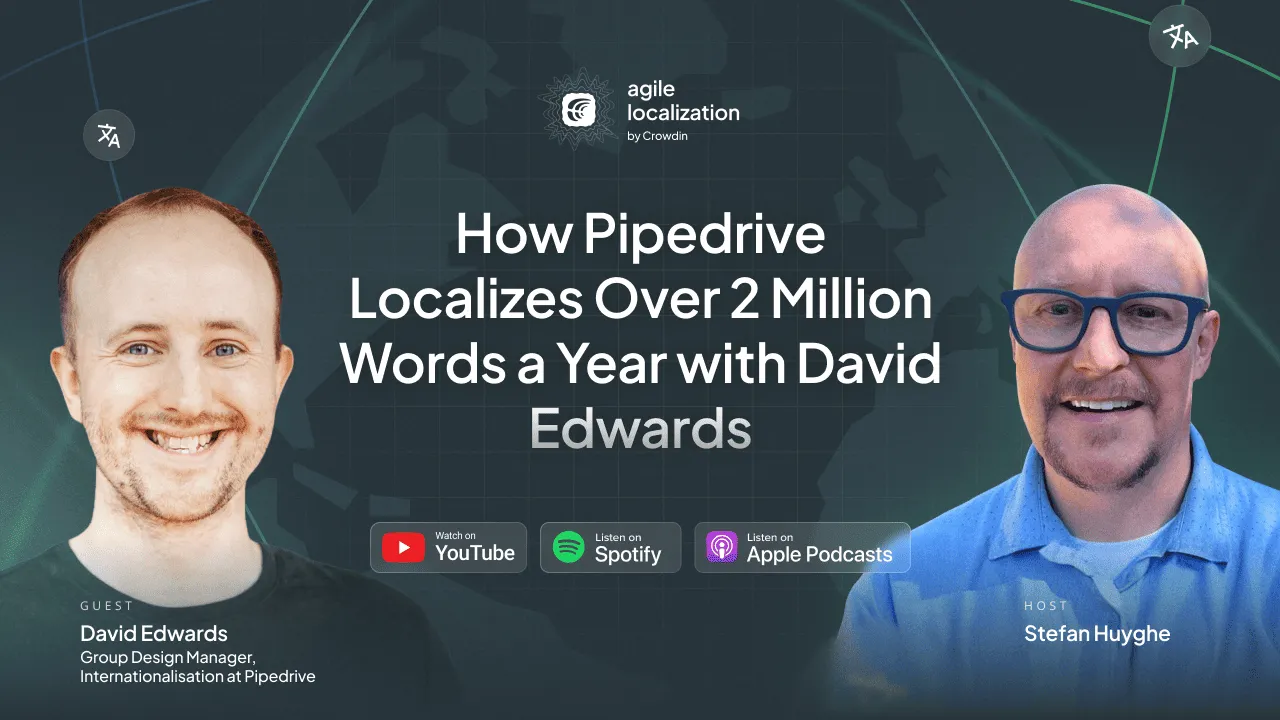 localization at scale with Pipedrive and Crowdin