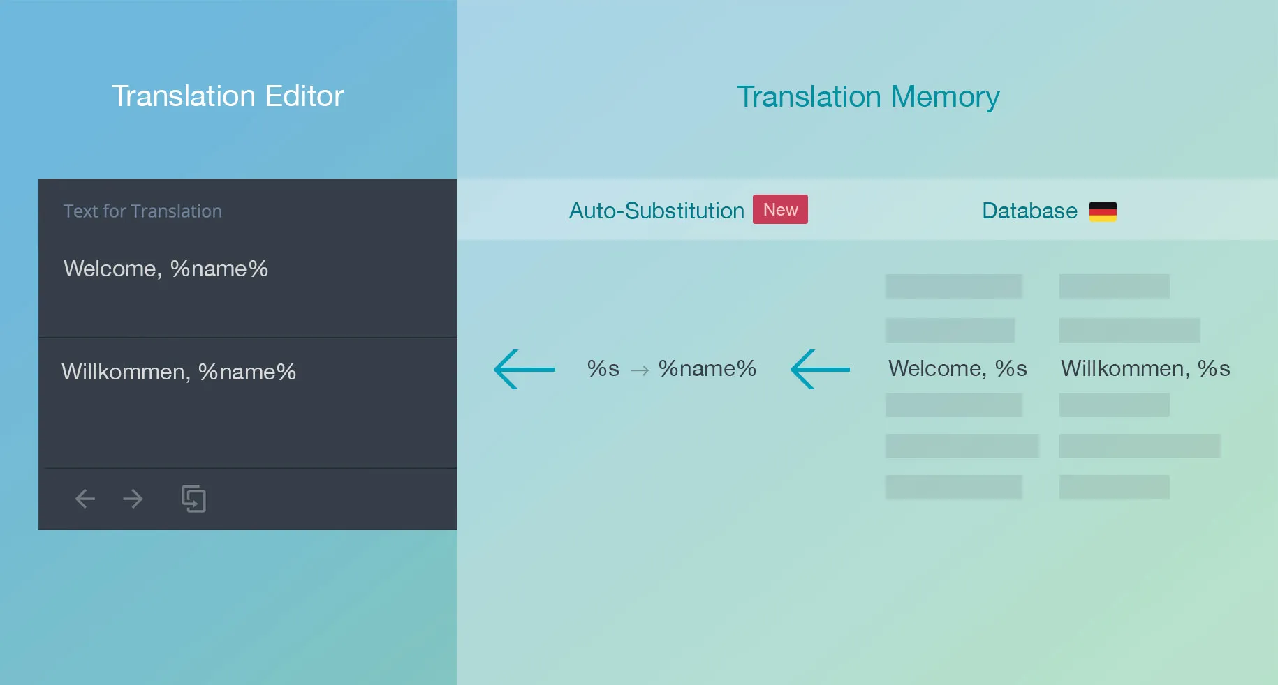 Introducing a Great Improvement for Translation Memory: Auto-substitution for Non-translatable Elements