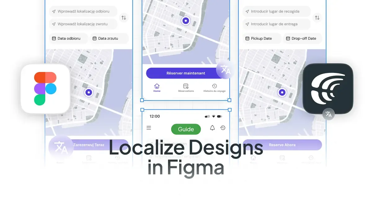 Localize Designs in Figma, multilingual designs