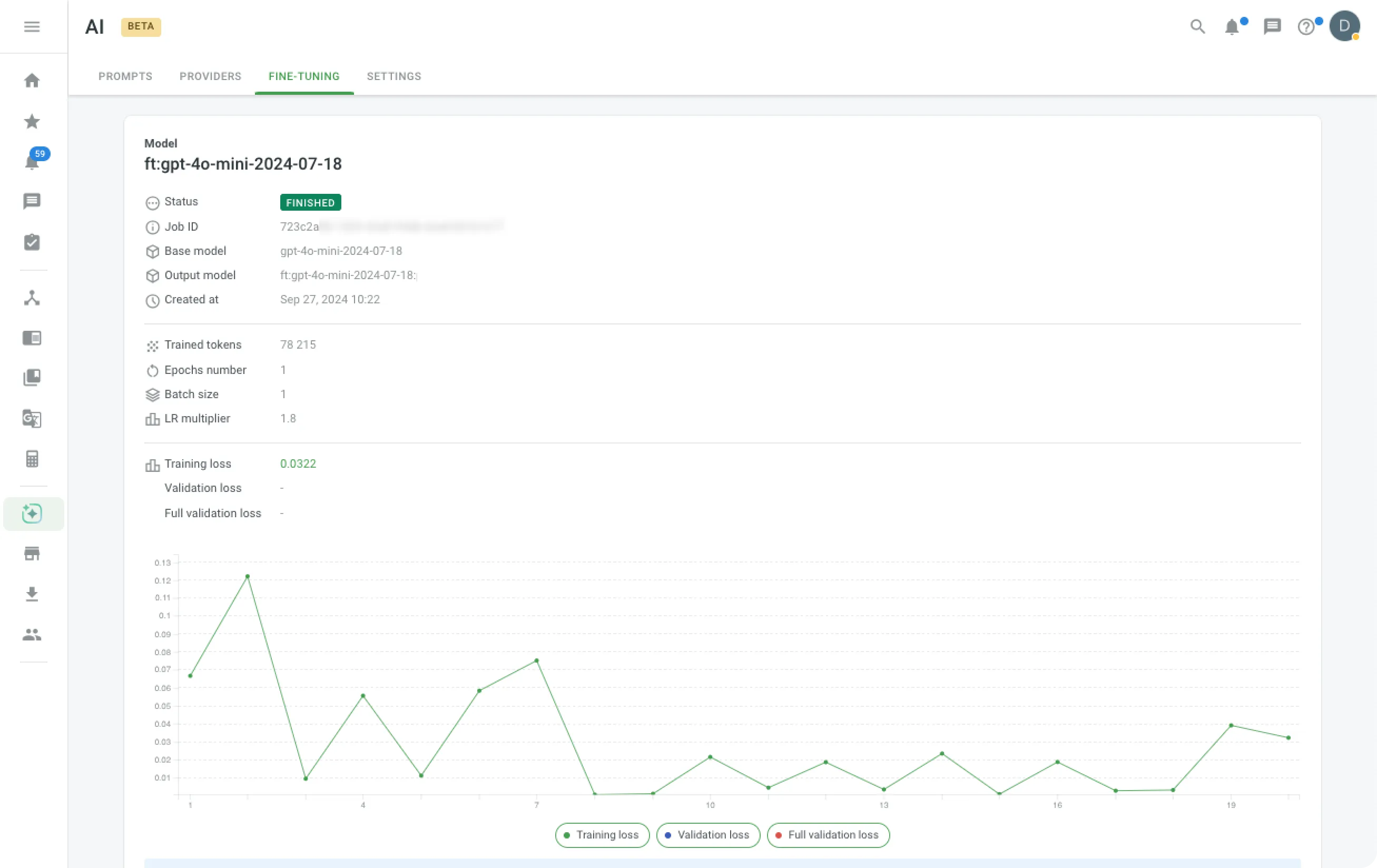 Fine-Tuning Results Visualization