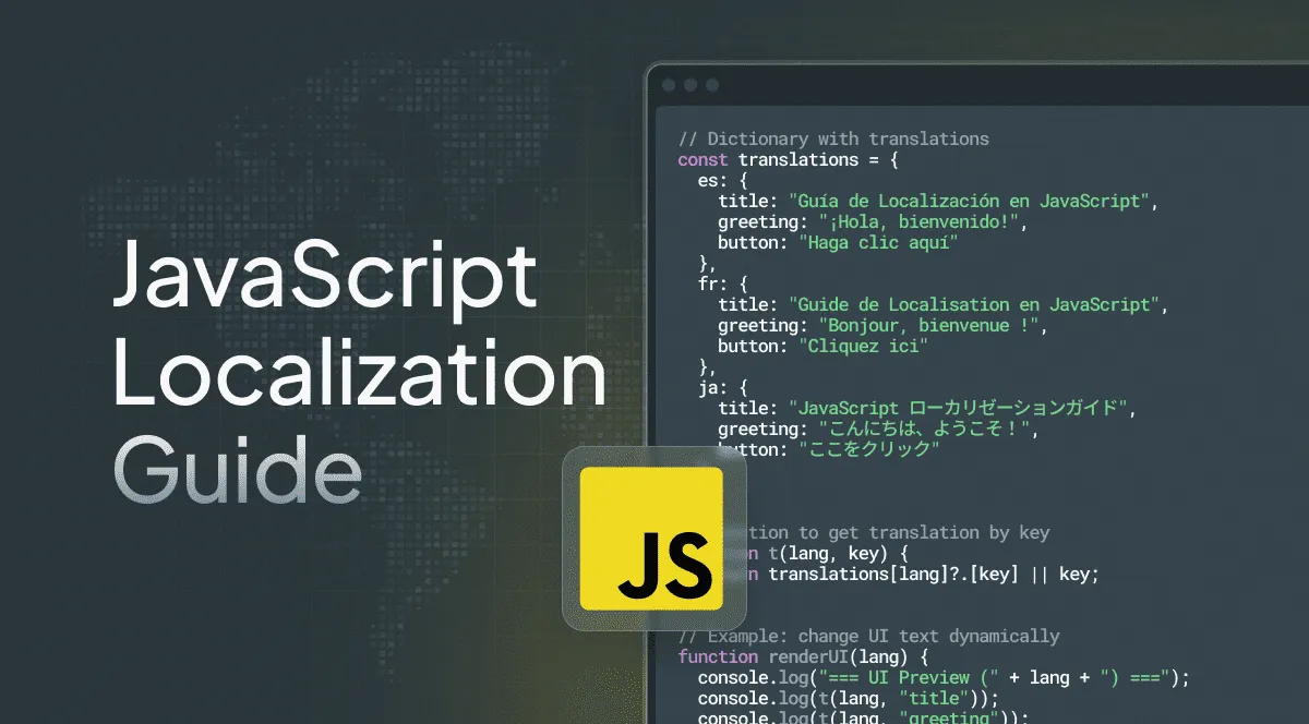 JavaScript Localization Guide