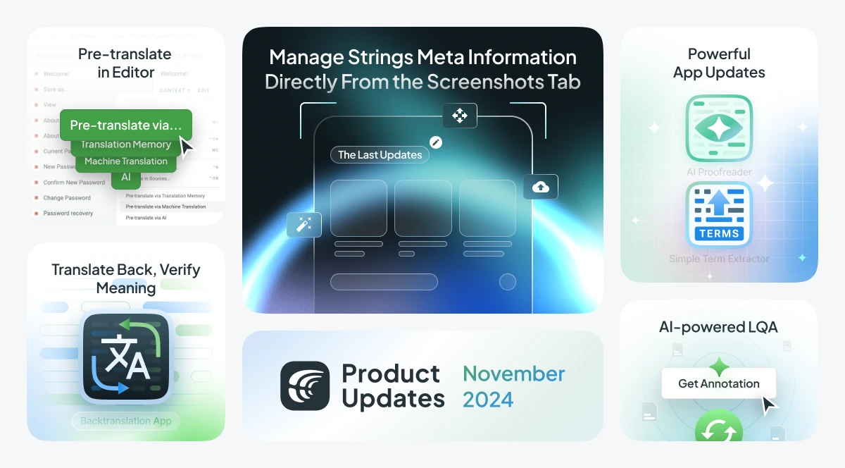 What’s New at Crowdin Localization Software: November 2024 Roundup