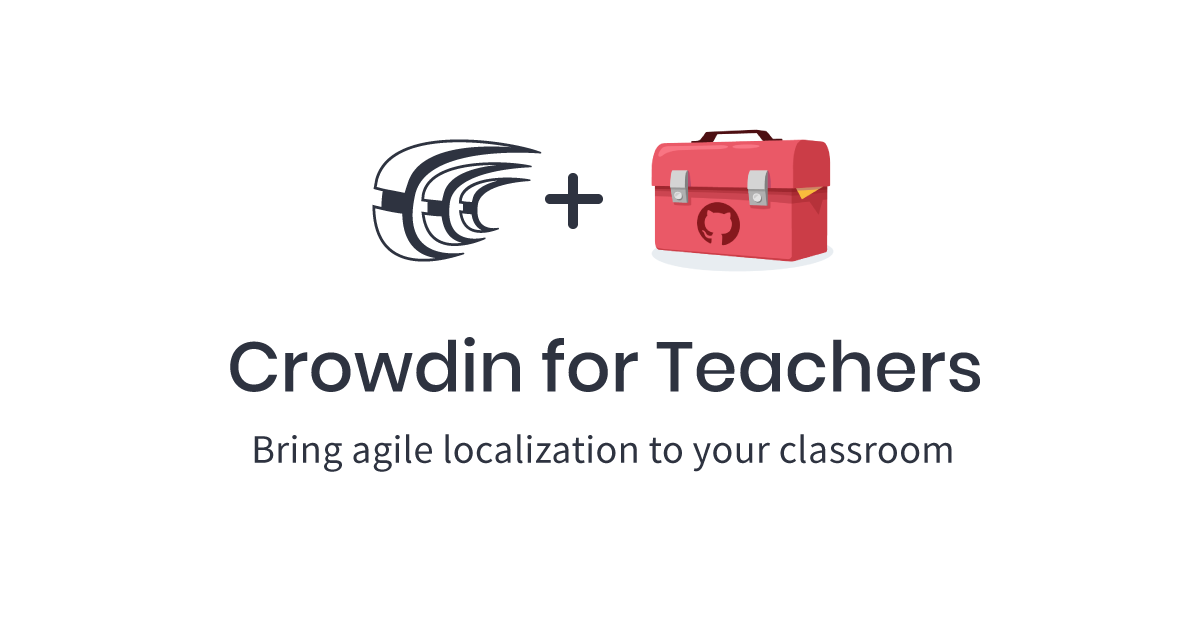 Crowdin for GitHub Teacher Toolbox Crowdin